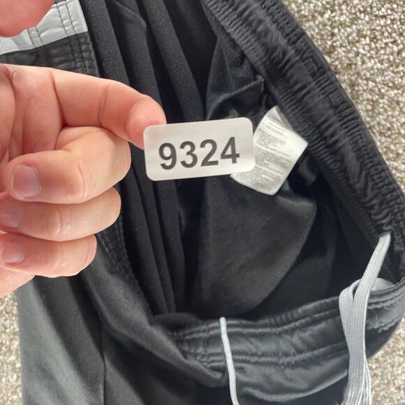 Adidas Pants Adult Medium Black Athleisure Pull On Sweatpants Joggers Casual - Picture 11 of 11